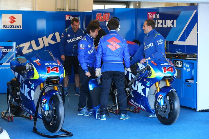 davide brivio suzuki motogp team manager interview, Suzuki brought two versions of its latest as yet to be named MotoGP racer to Austin for test riders Randy DePuniet and Nobuatsu Aoki to evaluate