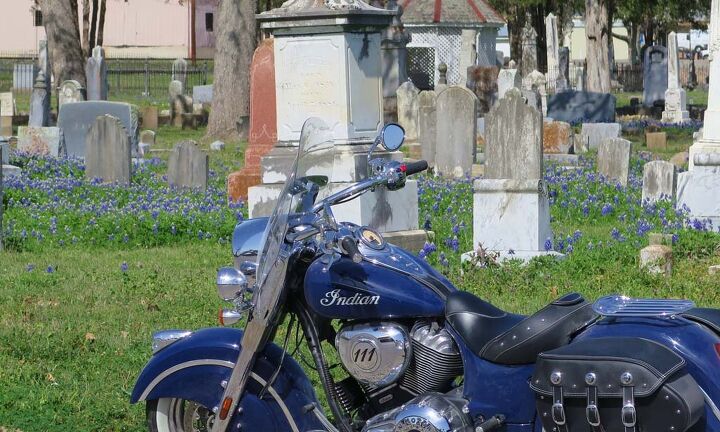 2014 indian chief classic review, The tourism people were bummed because the bluebonnets Lupinus Texensis weren t quite in bloom yet The only ones I found were these in a graveyard in LaGrange If you feel like your life has no purpose cheer up We make great fertilizer