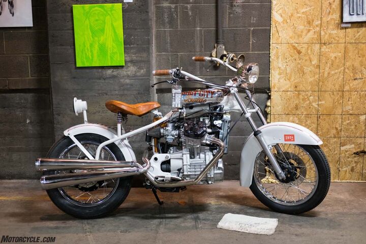 the one motorcycle show 2017 report, Perhaps the best conversation starter at the show was this bobber built around a Honda CX500 engine by Salt City Builds and website 1924 us