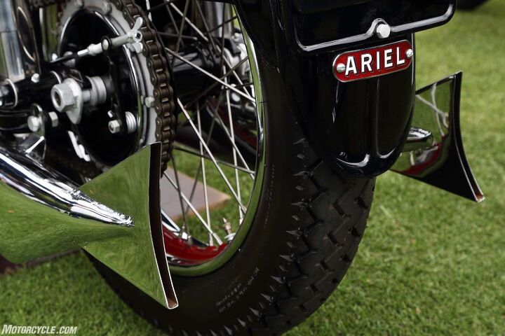 the ninth annual quail motorcycle gathering, Cooler still Ariel fishtails