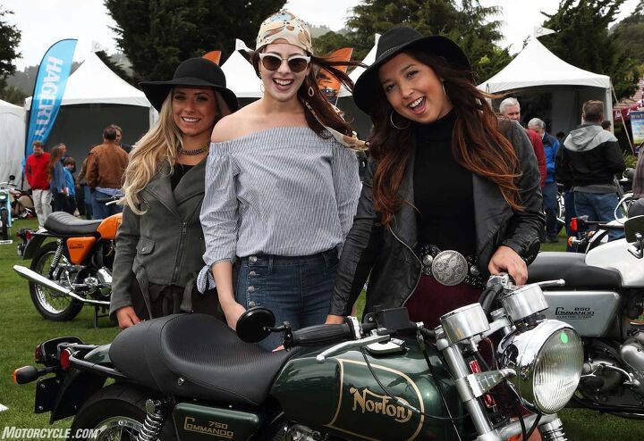 the ninth annual quail motorcycle gathering, Beauties and a beast