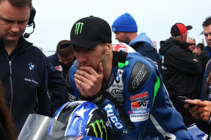2017 isle of man tt wrap up report, Ian Hutchinson who crashed in the Senior TT contemplating what lies ahead Photo by IOMTT com