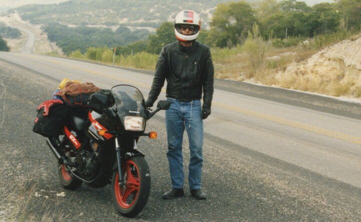 evans off camber motorcycle gear carries more than armor, First jacket and first motorcycle somewhere in Arizona