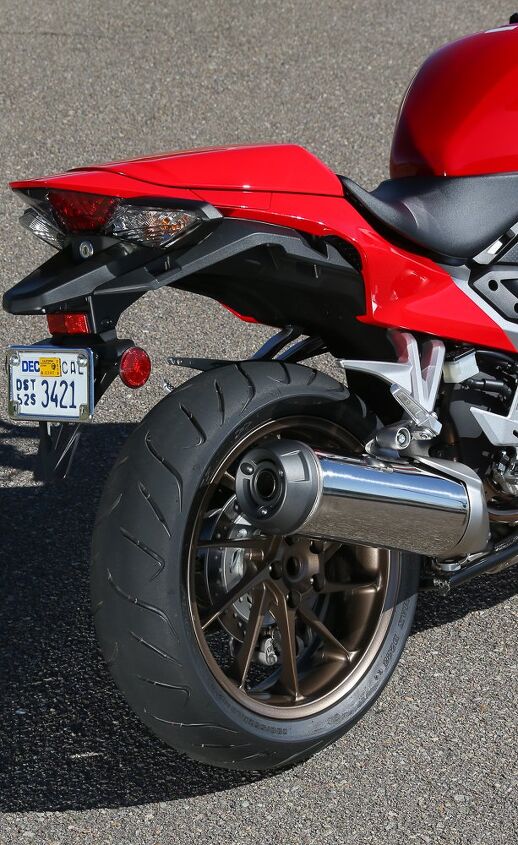 2014 honda interceptor review first ride, Gone is the underseat exhaust in favor of a lower center of gravity