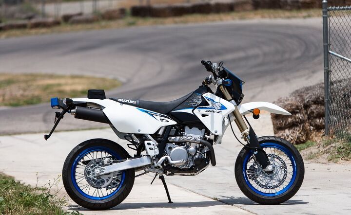 2014 suzuki dr z400sm track review, And then there was one the Suzuki DR Z400SM is the lone surviving production supermoto offered on these shores