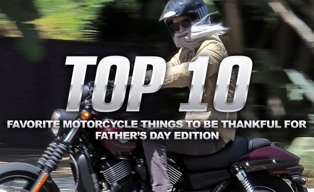 top 10 favorite motorcycle things to be thankful for