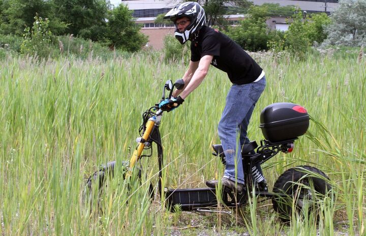 daymak beast electric bike first ride review, Both of the prototypes we rode handled the modest off road terrain comfortably