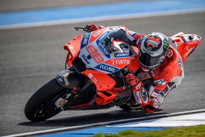 motogp 2018 season preview part 1, After finishing fourth overall at Sepang Jorge Lorenzo was a disappointing 10th at Burinam Lorenoz says the bike wasn t able to maintain a quick pace when temperatures drop and humidity increased