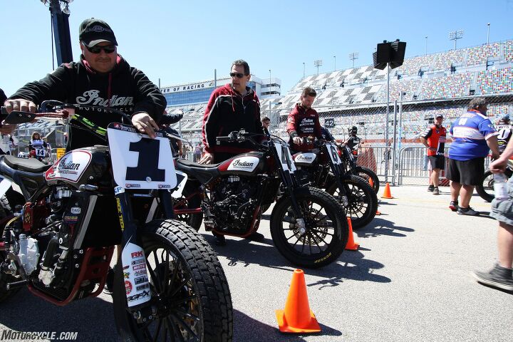 daytona 2018 more races than a wheel bearing factory, In only their first year of racing the Indian has become the dominant flat track racing motorcycle Now available to privateers we will continue to see podiums full of the things unless the other manufacturers pony up more development money like Harley Davidson is doing