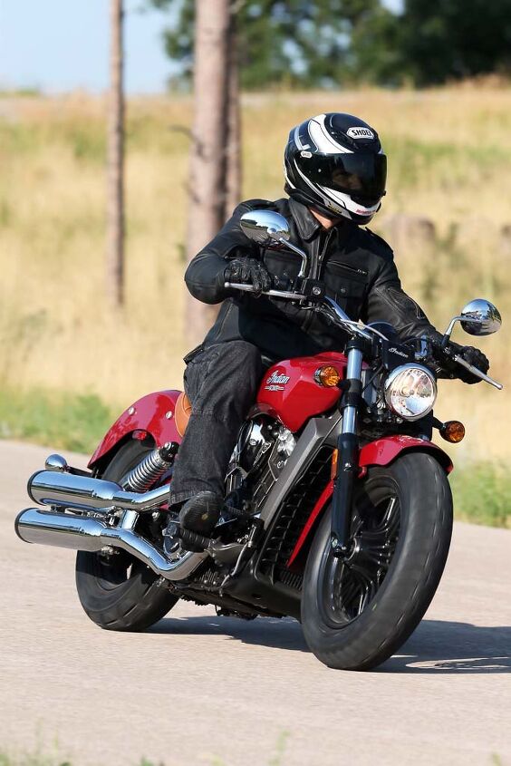 2015 indian scout first ride review, The Scout carries its weight well feeling light and maneuverable