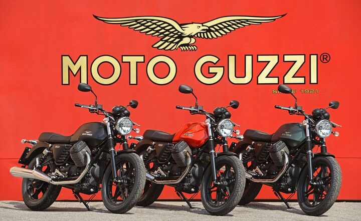 Moto Guzzi Heralds 2015 Griso 1200 8V SE and V7 Stone