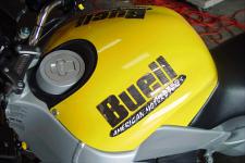 church of mo 2003 buell xb9s lightning, Glitzy raised chrome on yellow plastic Reminds me of the time I went to Vegas and woke up on top of a cab with a hoo nevermind