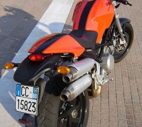 Ducati store monster orange