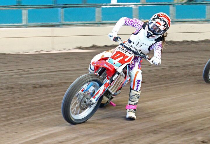 top 10 terrific tales from the del mar flat track, There are a lot of fast ladies out there Kenzie Rae Fales won the Beginner Main while managing to not look much like a Beginner Or a lady Photo by Judd Neves