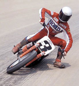 head shake wins and loss, Graham gave Honda what they had worked so hard for their first AMA Grand National Championship photo courtesy motorcyclemuseum org