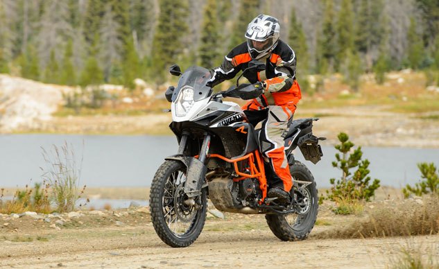 reader s choice best on off road adventure motorcycle of 2015 ktm 1190 adventure r, KTM s Off road traction control setting allows its rear wheel to spin twice as fast as the front to allow significant drifting action
