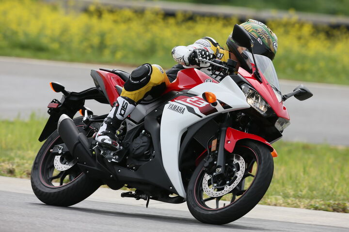 2015 R3 Rider Rear View 2015 Yamaha YZF-R3 First Ride Review + Video | Motorcycle.com