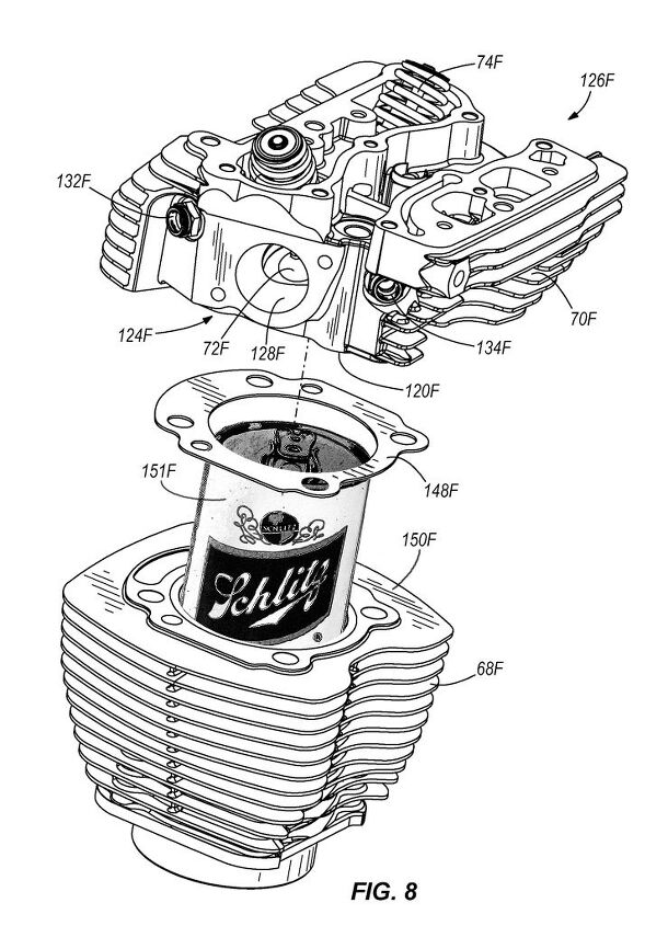 scoop harley davidson milwaukee eight trademarked, Placing the coolant inside the pistons is a genius move possibly inspired by the sodium filled exhaust valves first seen in the Rolls Royce Merlin V 12s used in the P 51 Mustang fighter plane of WW2