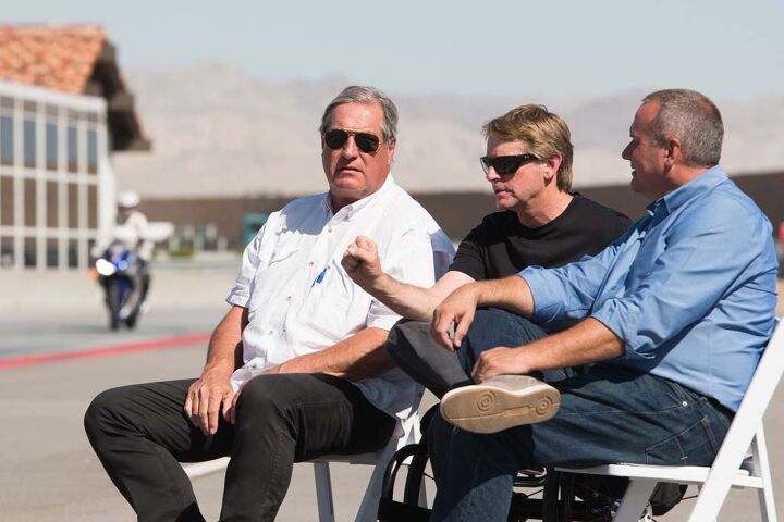 wayne rainey interview inside motoamerica, Richard Varner left Wayne Rainey and Chuck Aksland form three of the four partners of the KRAVE Group Not pictured is Terry Karges