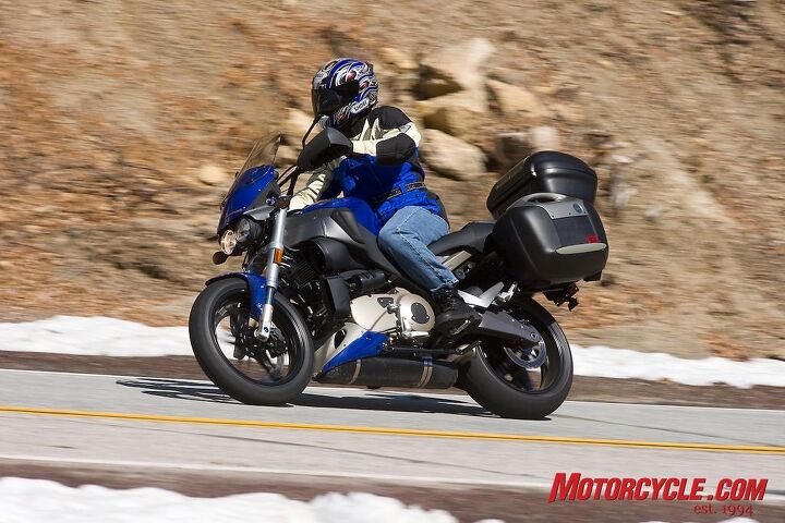 church of mo 2008 buell ulysses xb12xt review, With the lower sport tuned suspension on the new Uly stability in the corners is enhanced when compared to the longer travel Ulysses XB12X