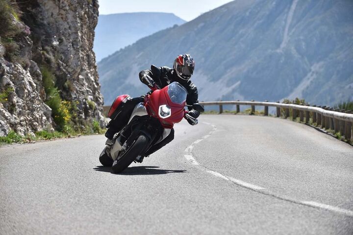 2015 mv agusta turismo veloce 800 first ride review video, It also offered a capable chassis with which to blitz through said scenery