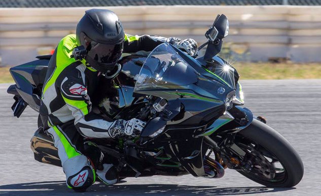 2015 Kawasaki Ninja H2 First Ride Video Review