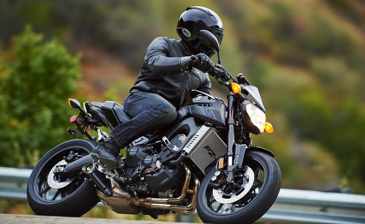 yamaha slates 2016 fz 07 and fz 09 for september release, The FZ 09 s improved EFI makes backroad thrashing even more fun