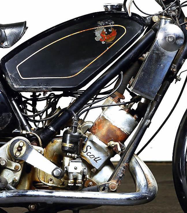 throwback 1939 scott flying squirrel, The improved 648cc engine was first offered to the public in 1931