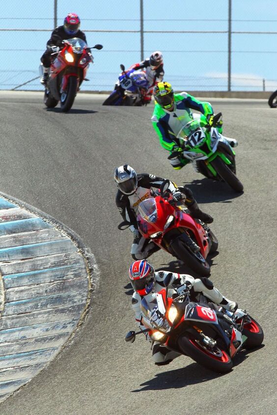 duke s den peaks and valleys of a superbike shootout, The twists and turns and hills and valley of Laguna Seca were an apt analogy to the execution of our Superbike Track Shootout