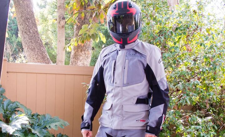 motorcycle touring do it yourself touring, Touring gear like this Alpinestars Andes Drystar suit needs to be able to handle a wide variety of weather conditions