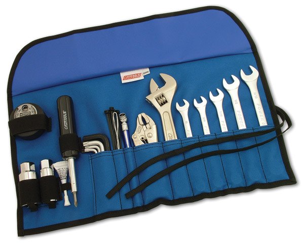 motorcycle touring do it yourself touring, Factory tool kits are limited in scope and cheap in construction Consider replacing it with one of the several offered by the aftermarket like this one from CruzTools