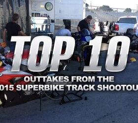 Top 10 Outtakes From The 2015 Superbike Track Shootout