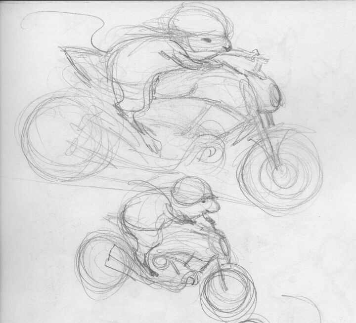 skidmarks the mouse and the diavel