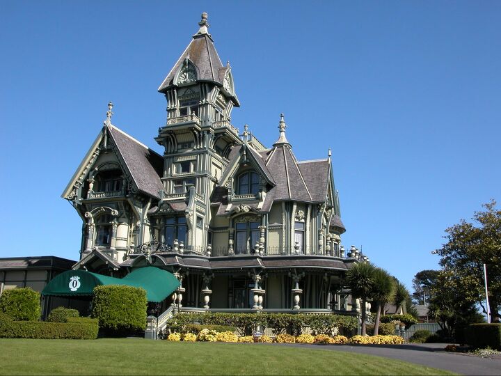 whatever a nice week at the office, The Carson Mansion in Eureka is one of the premier Victorians in the country William Carson having been one of the original lumber barons of the area We didn t see it either