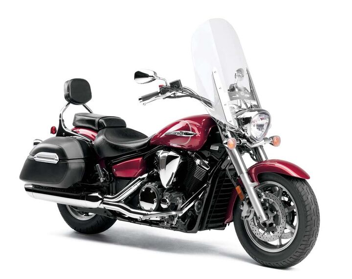 new yamaha and star motorcycles for 2016, V Star 1300 Tourer in Metallic Raspberry 12 390