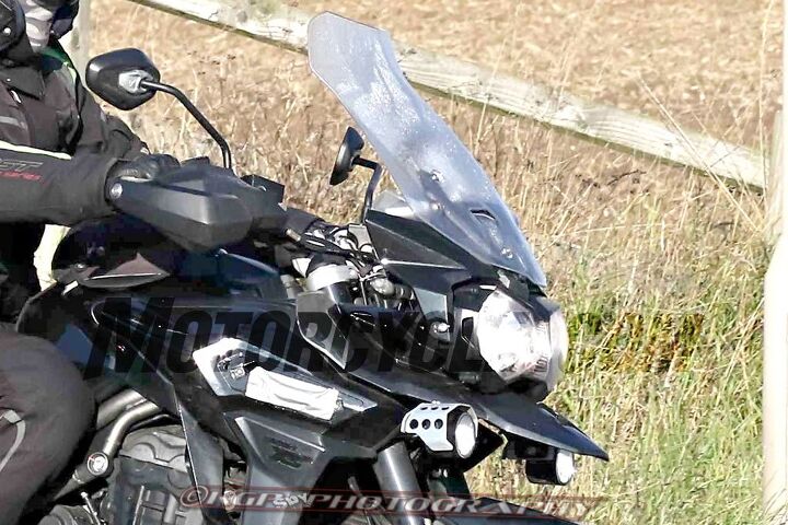 2016 triumph tiger explorer uncovered in spy photos