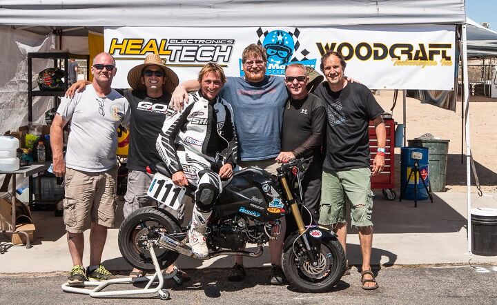 project honda grom wrap up, We were all smiles after completing 24 hours on our Project Honda Grom but we knew there was untapped potential