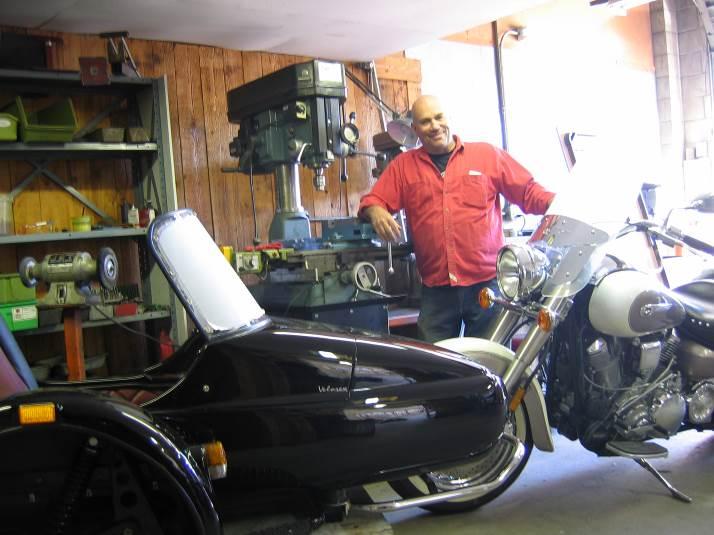 doug bingham the last round up, In his Van Nuys Side Strider workshop Doug matched a variety of sidecars he designed or distributed to a wide spectrum of bikes including new and vintage Harley Davidson BMW Triumph Honda Kawasaki Yamaha you name it