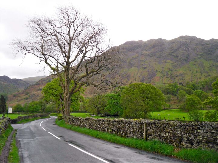 riding motorcycles in britain, Some roads like this one in Lake District National Park are less than well maintained but worth it for the scenery