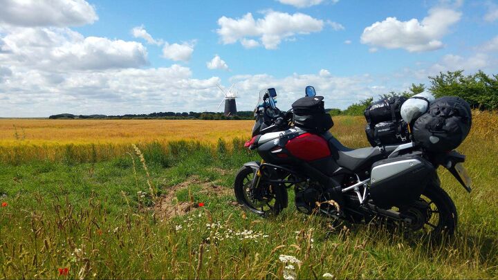 riding motorcycles in britain, Drier and flatter than areas on the westerns side of Britain East Anglia offers fast roads and incredible summer sunsets