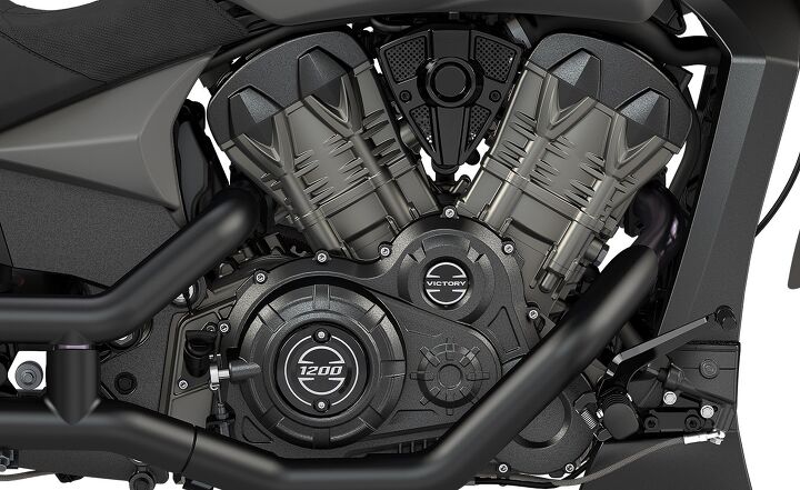 2017 victory octane unveiling, Not your typical air cooled American V Twin The Octane s engine is a streetable version of the engine developed from the Indian Scout for Victory s Pikes Peak racing effort
