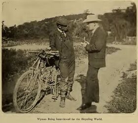 George Wyman Was the First Guy to Ride a Motorcycle Across the U.S., 113 Years Ago.