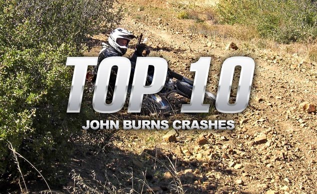top 10 john burns crashes