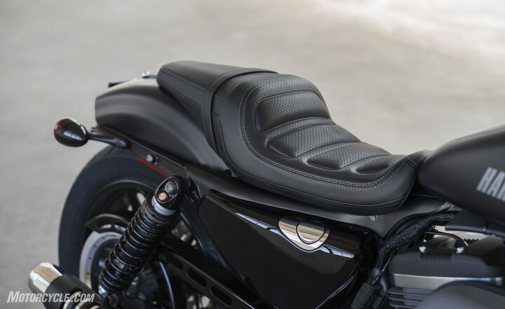 harley davidson unveils 2016 roadster, The seat cover was inspired by armored leather jacket design