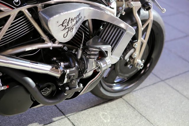 harley davidson s street 750 is a highly customizable international feast, Heat from the turbocharger feeds through the intercooler and into the carbon brake discs via iPhone app I made that part up