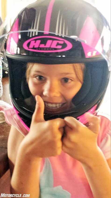 duke s den father s day, Now that she s keen on riding it s time to properly gear her up HJC is one of just a handful of helmet companies manufacturing youth size helmets and the CL Y pictured here is notably smaller and lighter than an adult sized HJC with a similar interior size