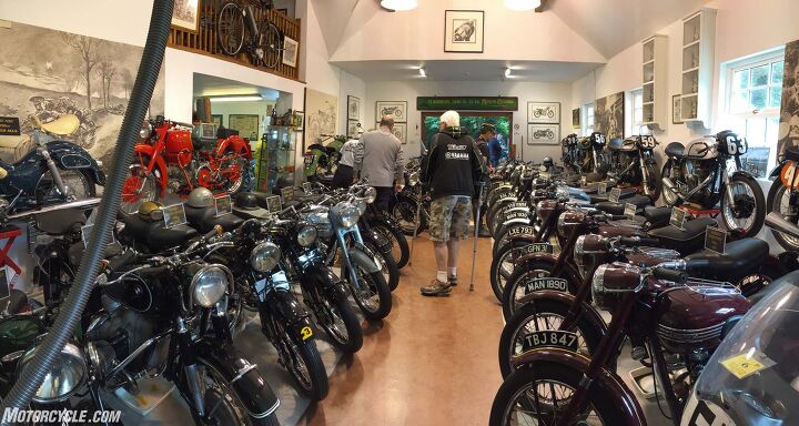 out and about at the 2016 isle of man tt, The A R E Motorcycle museum