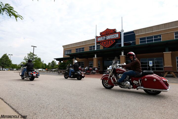 the american iron road tour, Our 1000 mile journey got underway in earnest after we visited Victory Indian dealer American Heritage Motorcycles and then Harley Davidson of Chicago to collect our mounts for the trip A big thanks goes to the crews at both dealerships for their assistance
