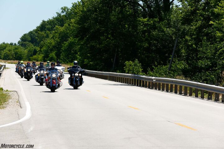 the american iron road tour, Many of Springfield Armory s employees are avid motorcyclists and Reese even allowed some of them to play hookie from work and accompany him as he escorted us for over an hour before stopping and buying us all lunch on our ride away from Geneseo