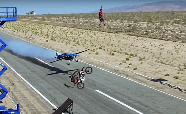 Plane Backflip Weekend Awesome - Backflip Over Airplane With a Highliner | Motorcycle.com